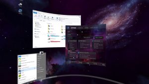 Virtual desktop window example
